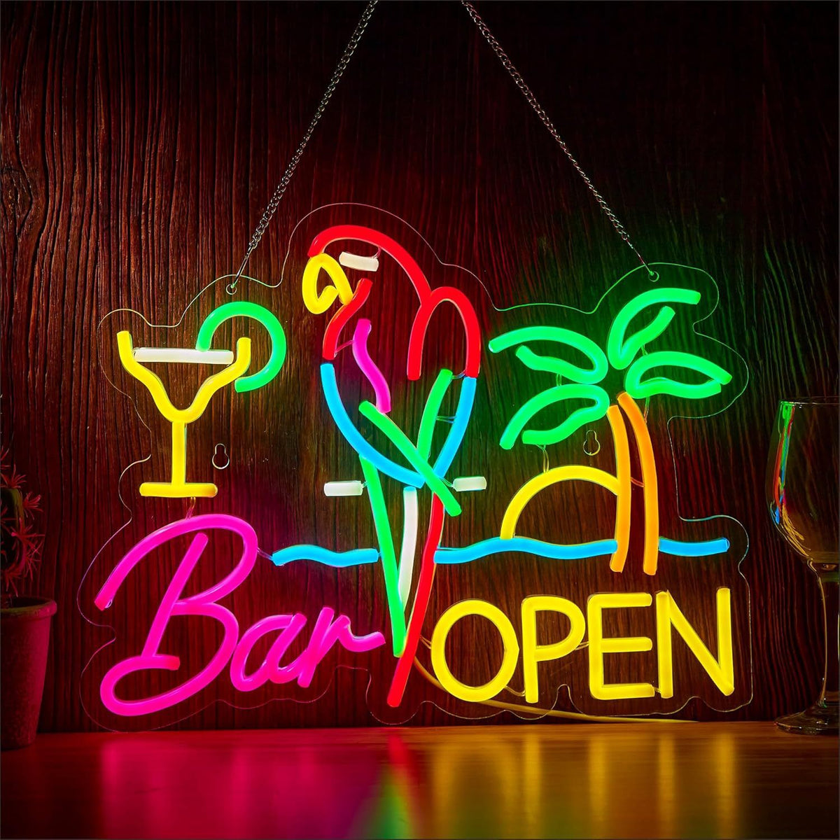 Dimmable LED Neon Sign Light teemdrop