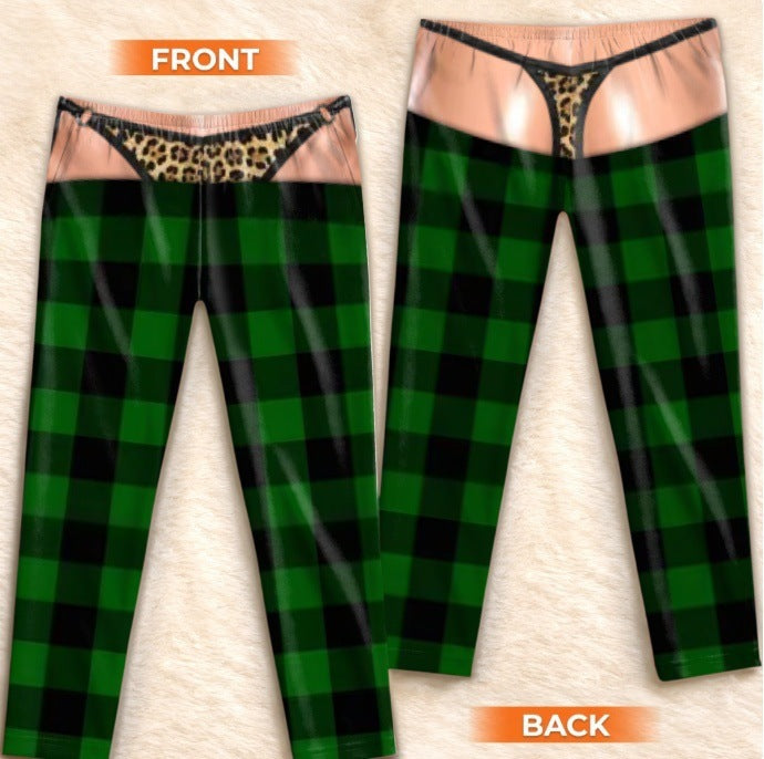 Christmas 3D Print Cotton Lounge Pants
