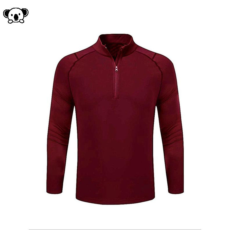 G 92207 Half zip quick dry tops half-zip quick-dry sports long sleeve teemdrop