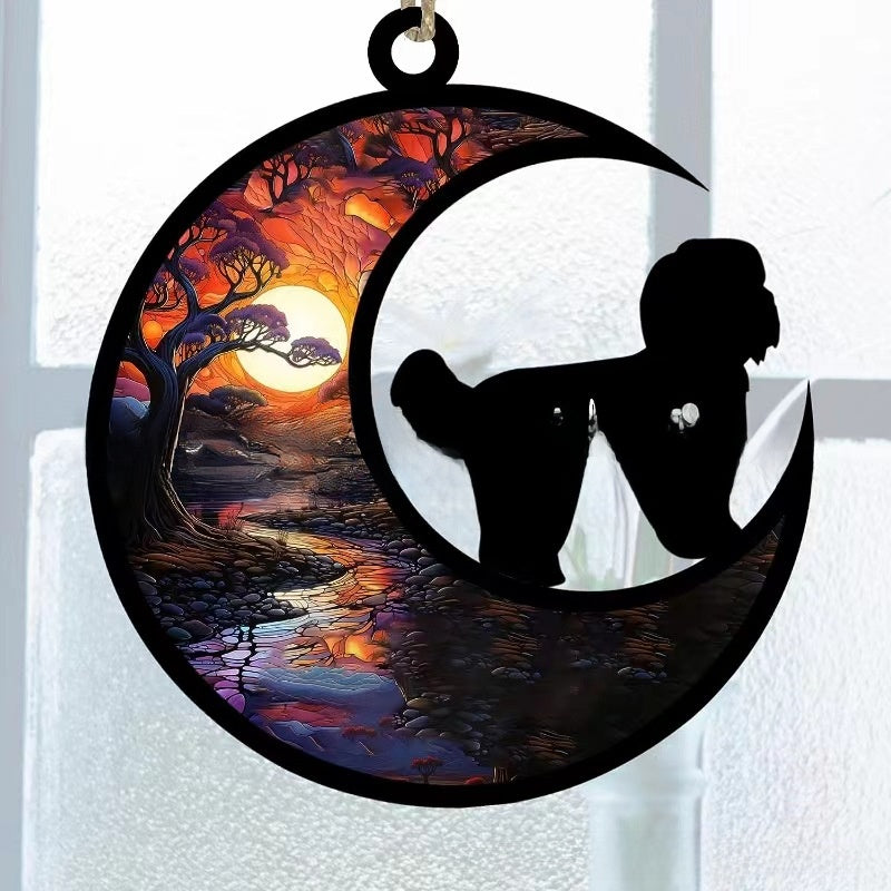 Dog Cat Window Hanging Ornament Personalized Gift
