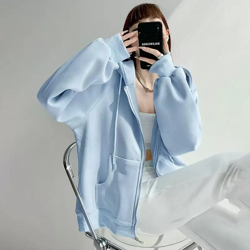 Womens Fleece Lined Hooded Jacket