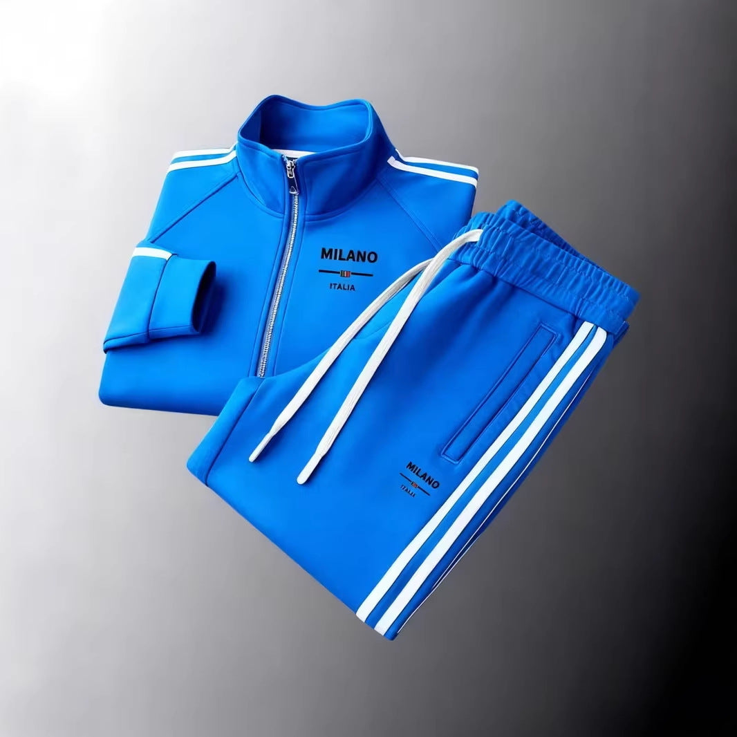 Mens Zip Up Jacket and Pants Set