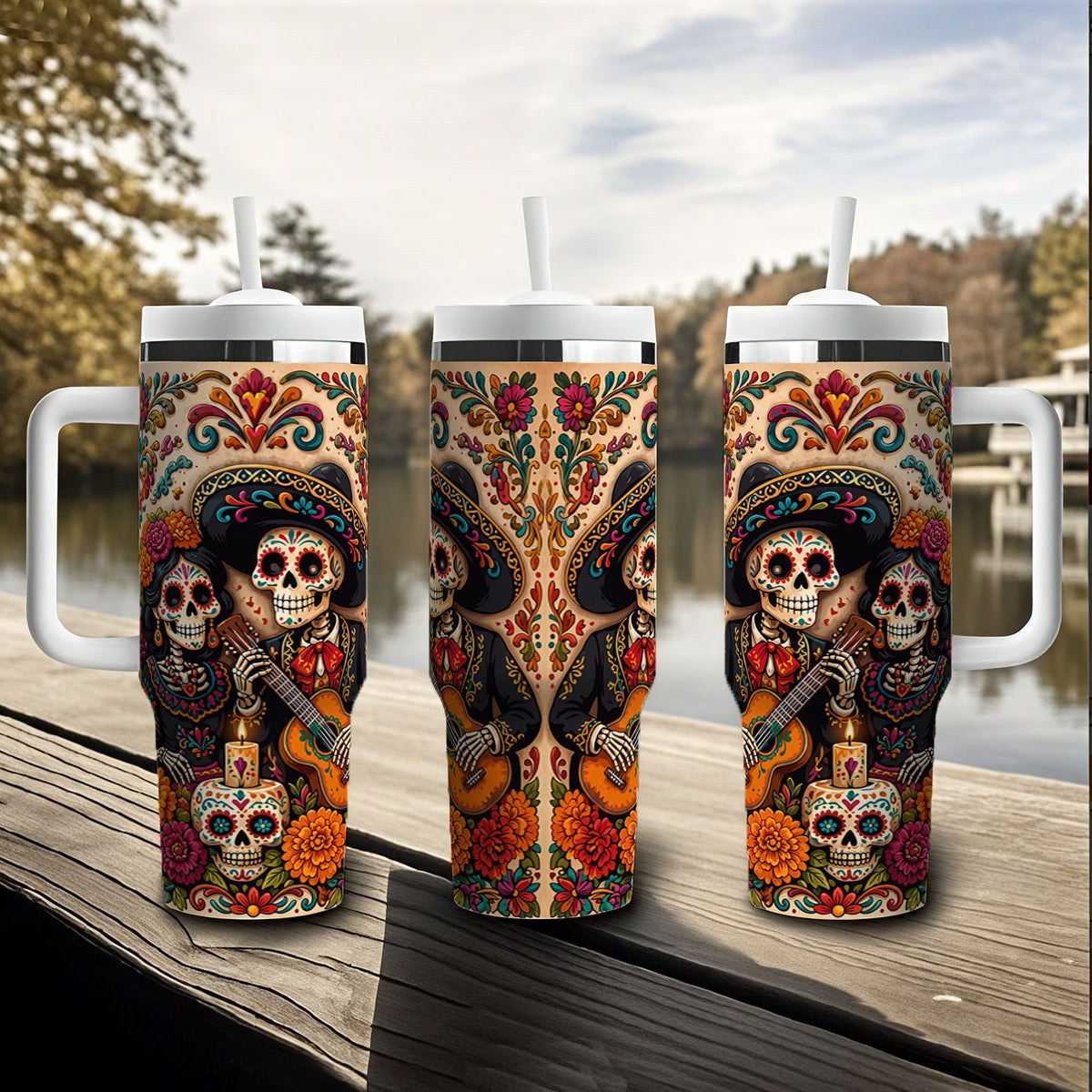 Printed Car Cup Travel Mug