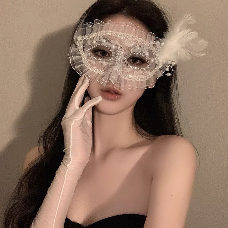 Halloween Second Dimension Half Face Mask