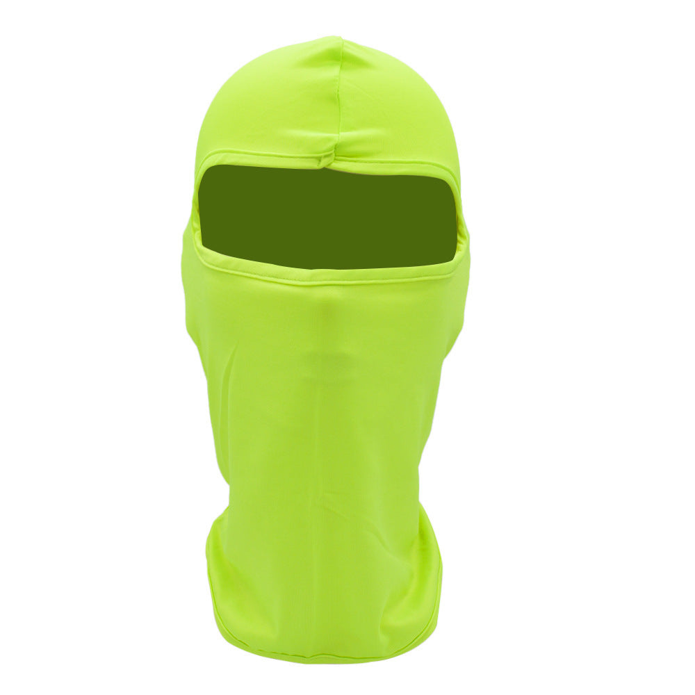 Riding helmet for sun protection