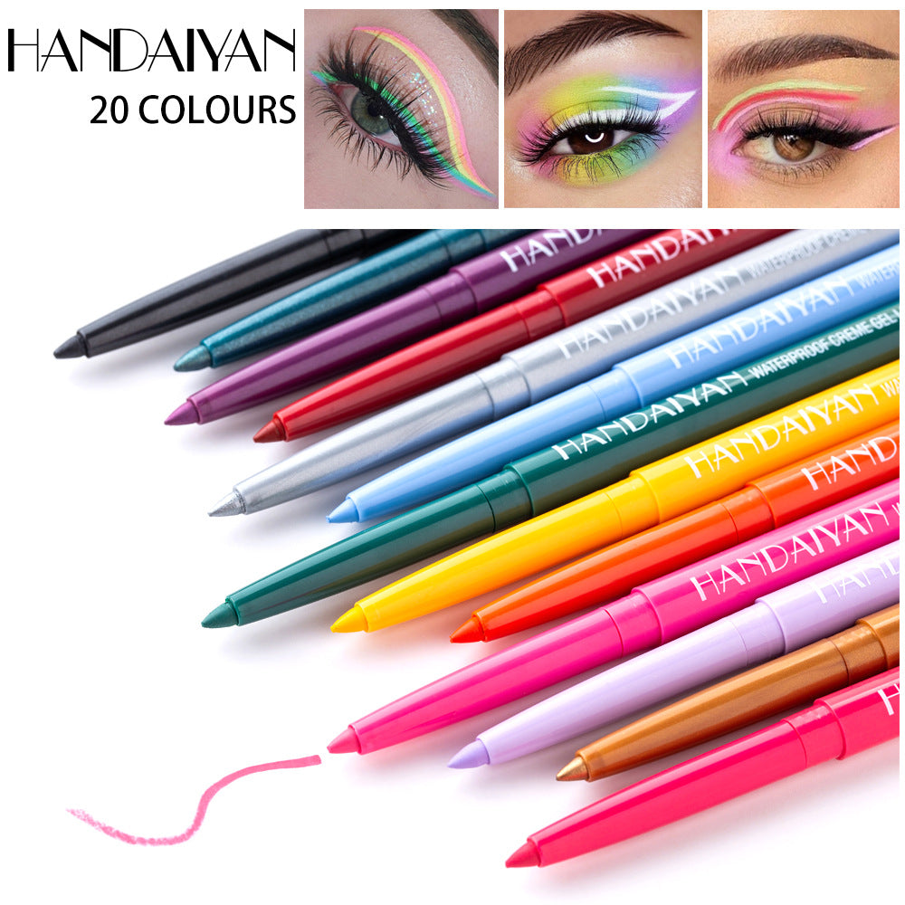 Colorful Waterproof Eyeliner Gel Pen teemdrop