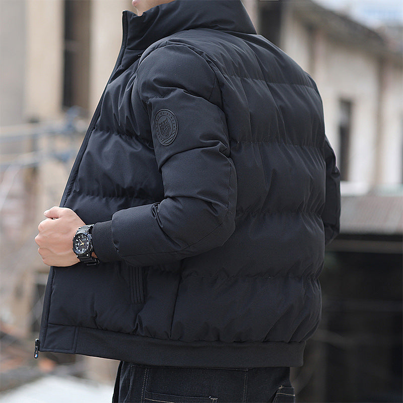 Men's Stand Collar Cotton Jacket teemdrop