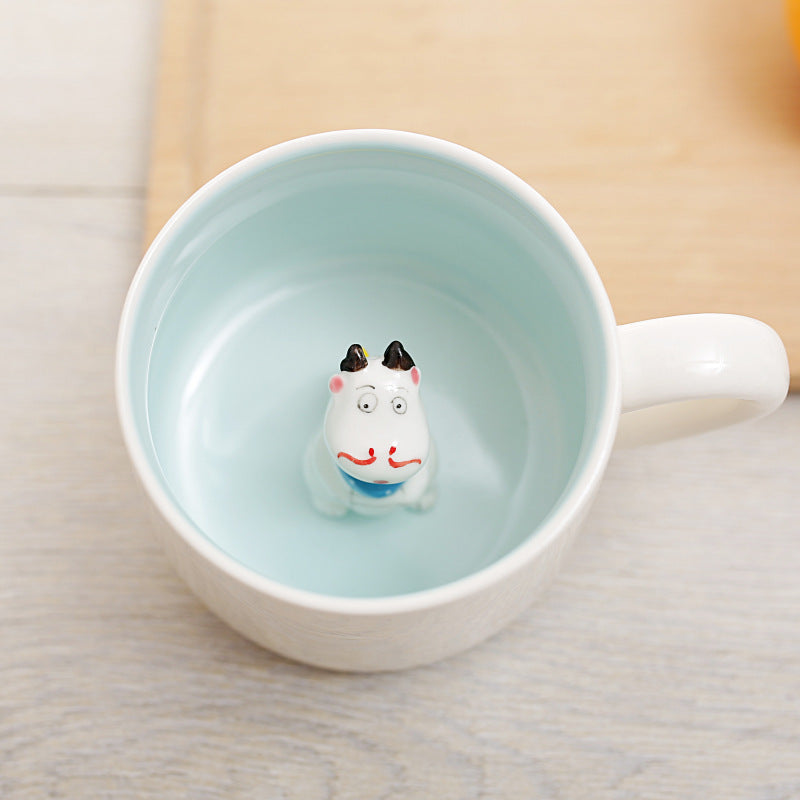 Creative 3D Animal Ceramic Mug
