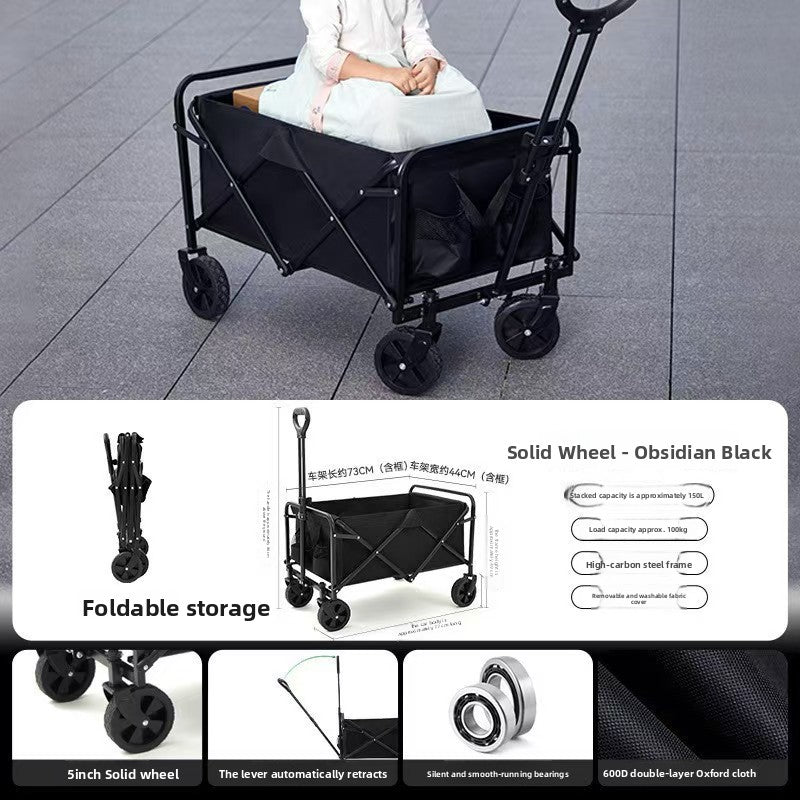 Outdoor folding trolley teemdrop
