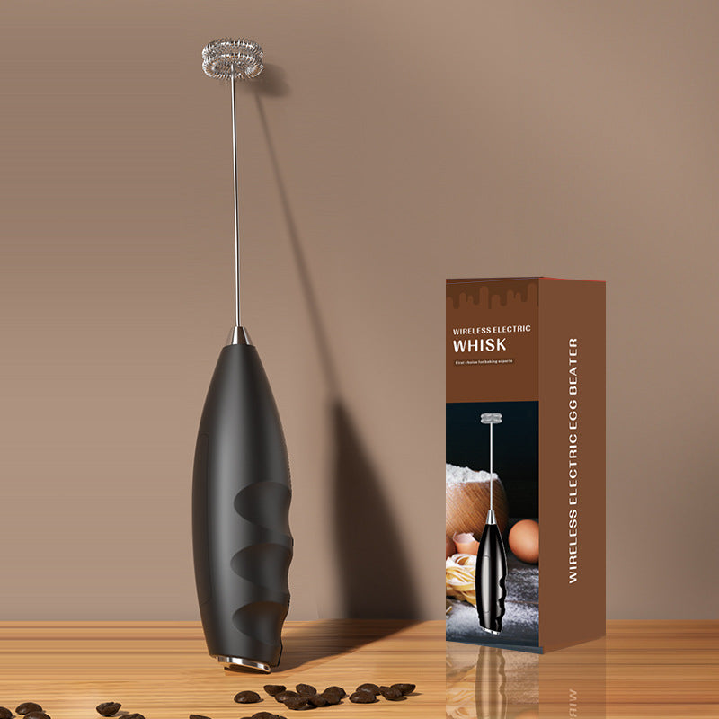 Handheld Electric Milk Frother Rechargeable Foam Maker teemdrop