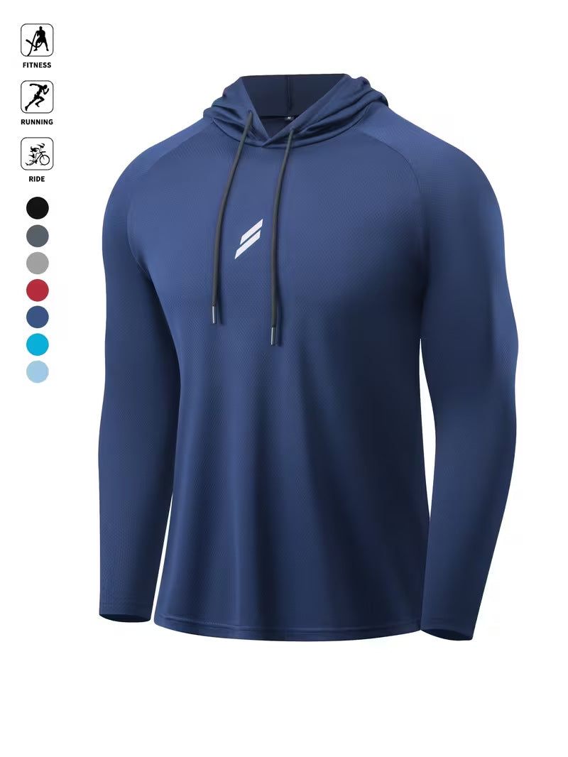 Men's UV-protective quick-drying fishing sun protection jacket