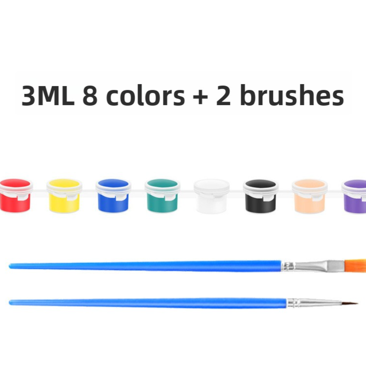Portable Acrylic Paint Strip Set