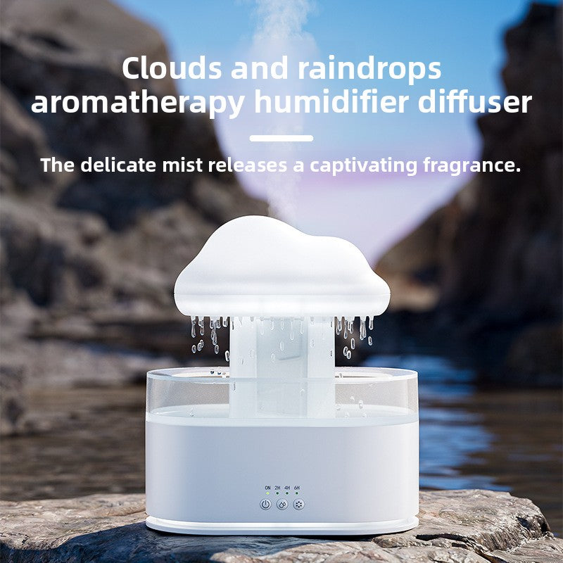 Ultrasonic Rain Cloud Humidifier Aroma Diffuser teemdrop