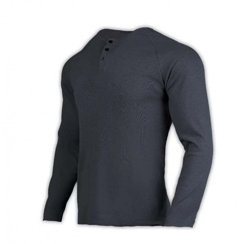 Ribbed Cotton Vintage Long-Sleeve teemdrop