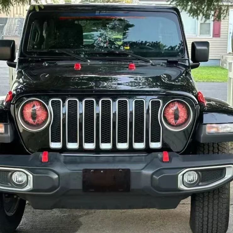 Beast Eye Car Headlight Stickers
