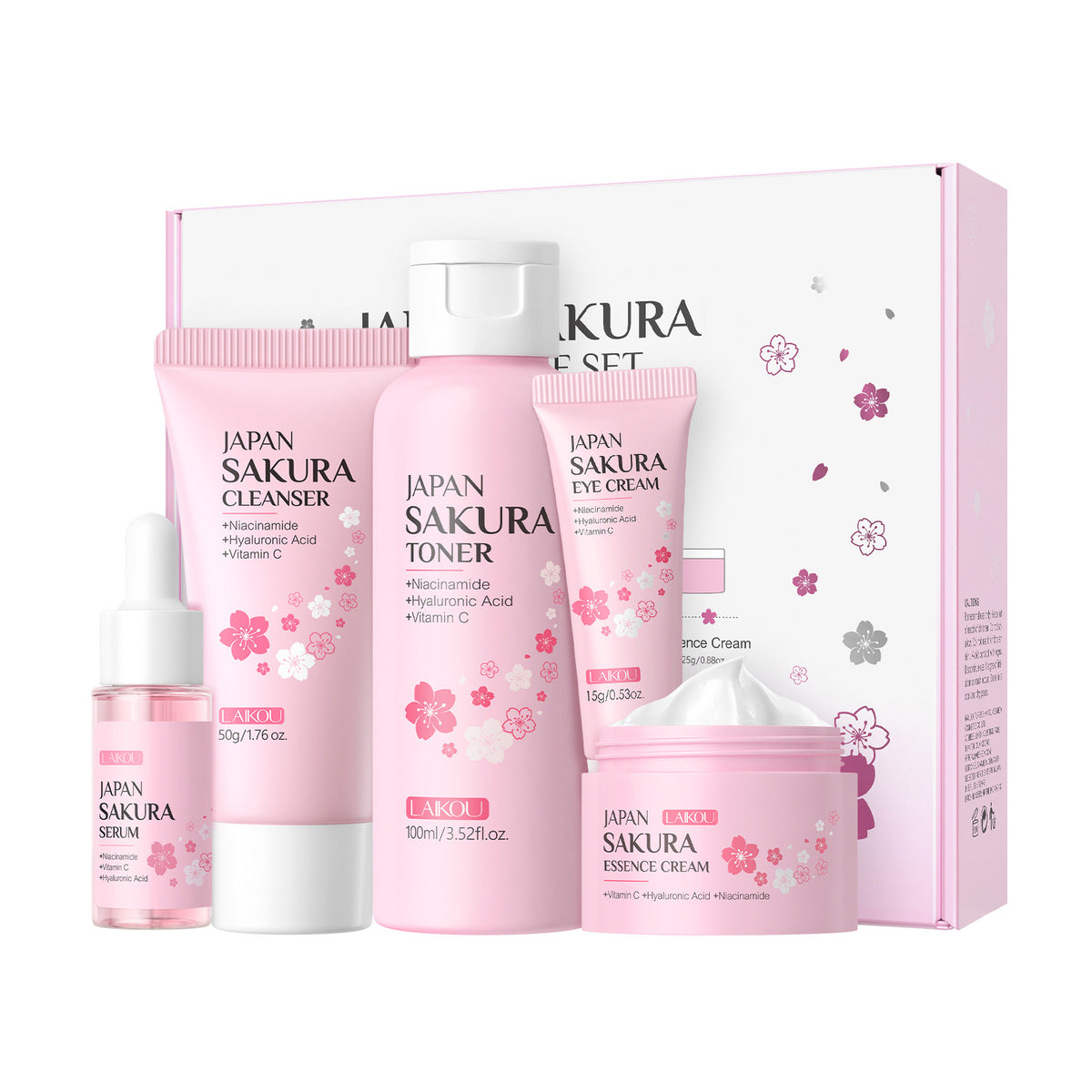 Leiko Cherry Blossom Skin Care Set