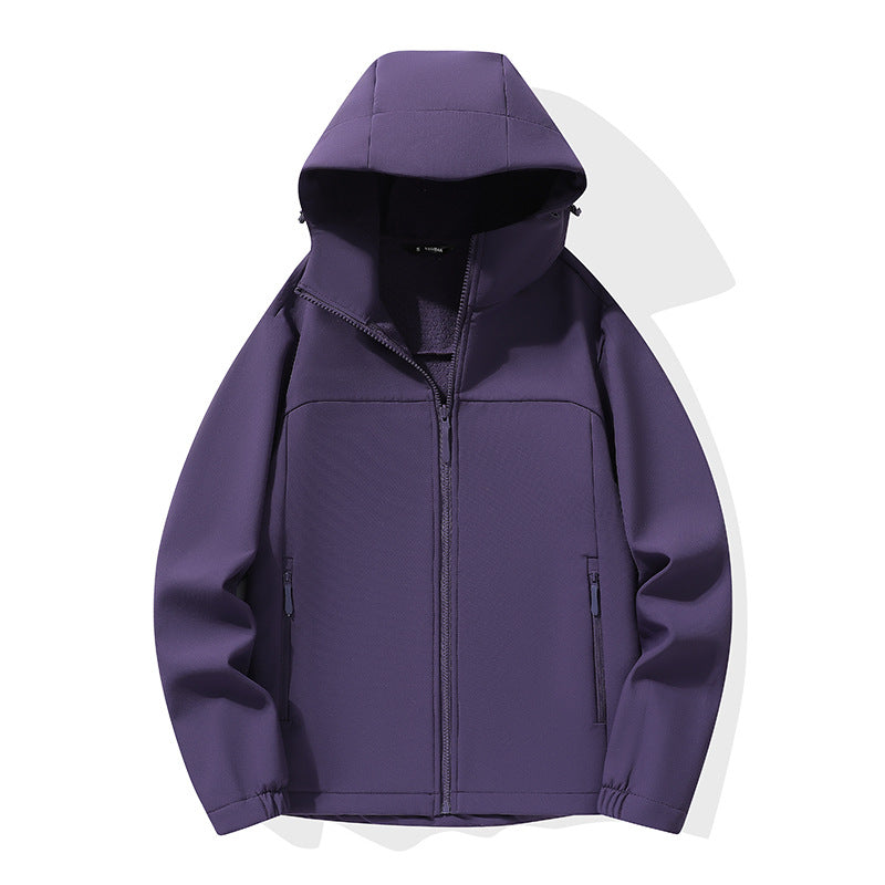 Soft-shell coat teemdrop