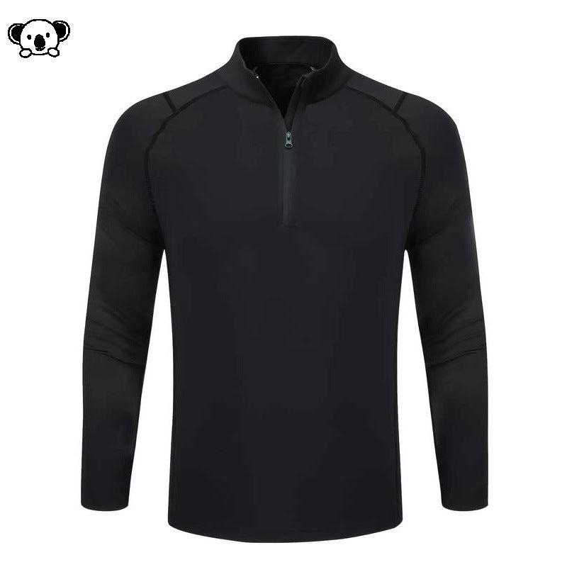 G 92207 Half zip quick dry tops half-zip quick-dry sports long sleeve teemdrop