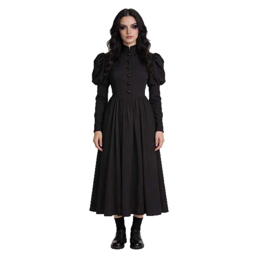 Vintage court-style long dress
