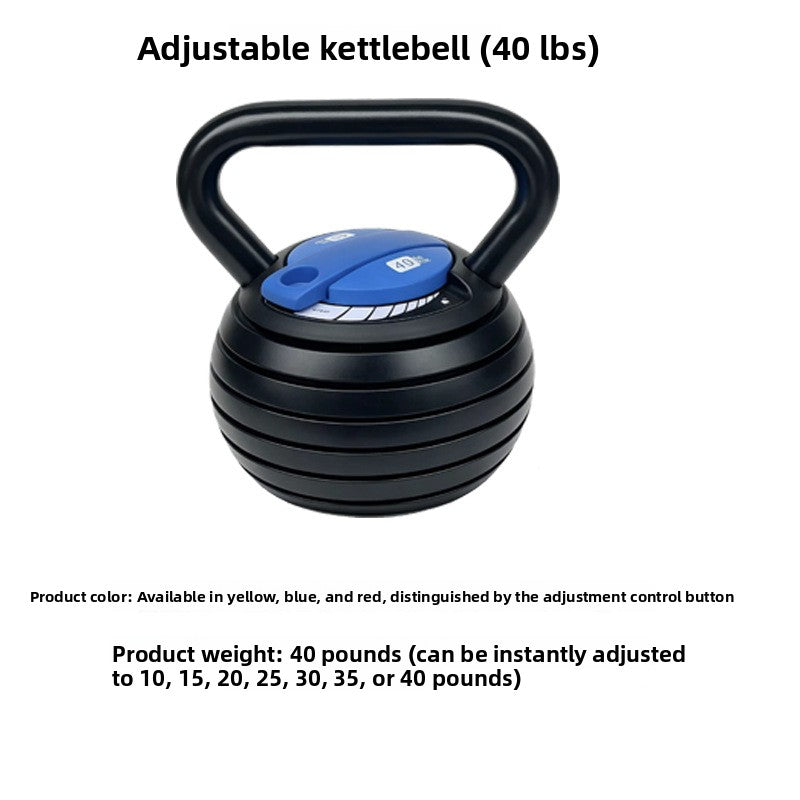 Solid hand-held kettlebell
