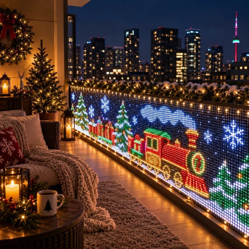 Balcony decorative lights teemdrop