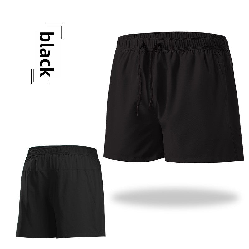 Quick-drying double-layer sports shorts