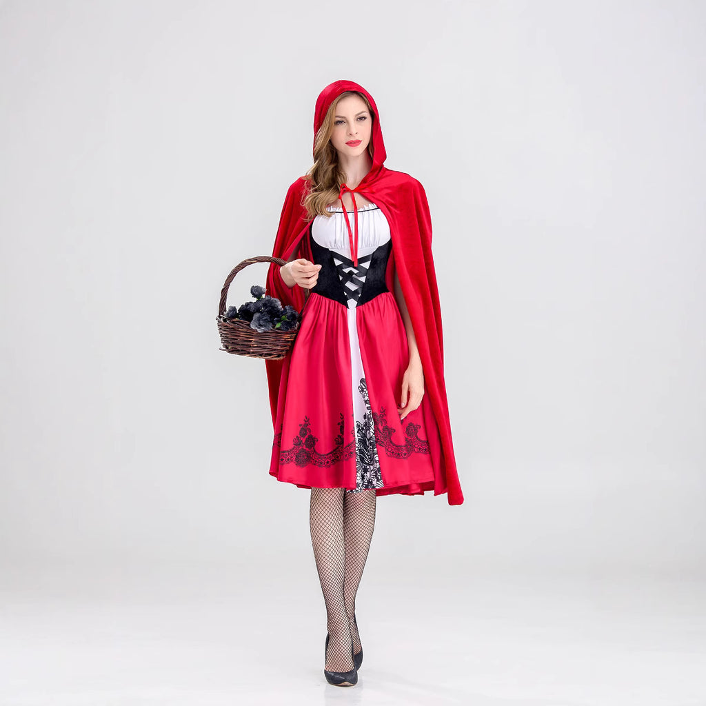 Halloween cosplay Little Red Riding Hood Cape