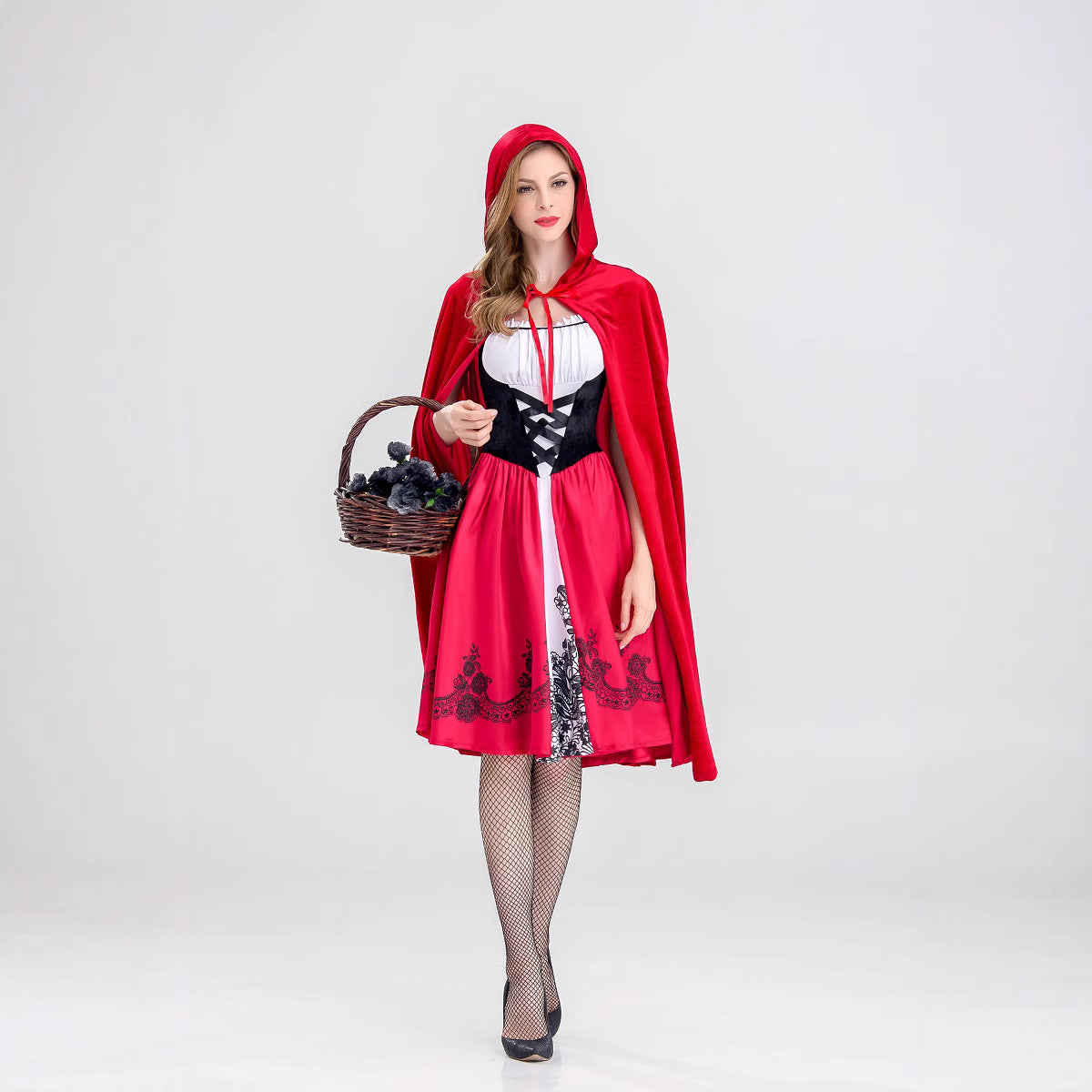 Halloween cosplay Little Red Riding Hood Cape