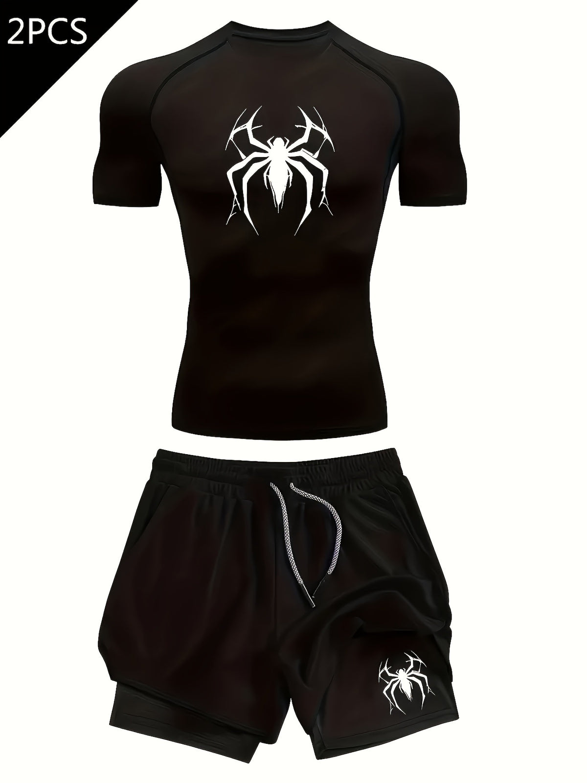 Men's Compression 2D Printed Quick Dry Fitness T-Shirt teemdrop