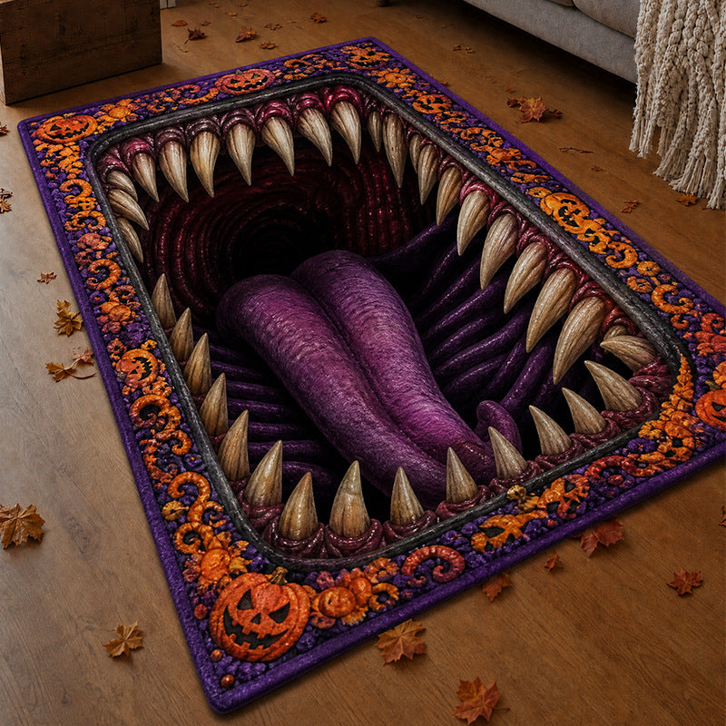 Halloween Crystal Velvet Decorative Carpet