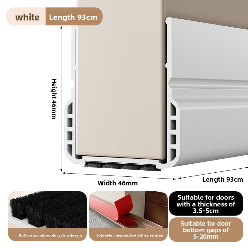 Self-Adhesive Under Door Draft Stopper Weather Stripping Seal Strip teemdrop
