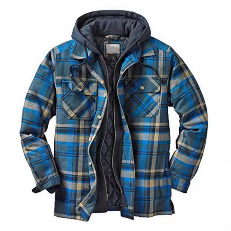 Men's Thickened Hooded Jacket teemdrop