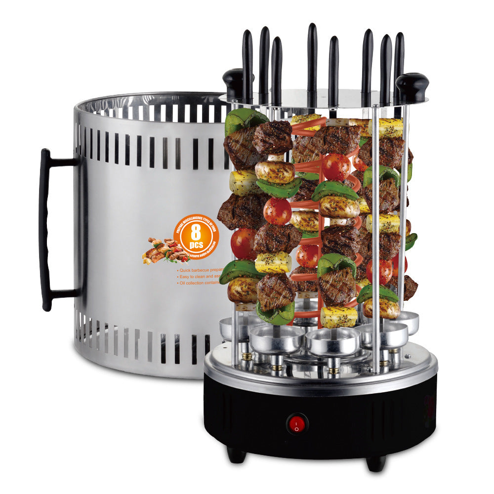 Multifunctional Smoke-Free Charcoal Barbecue Grill