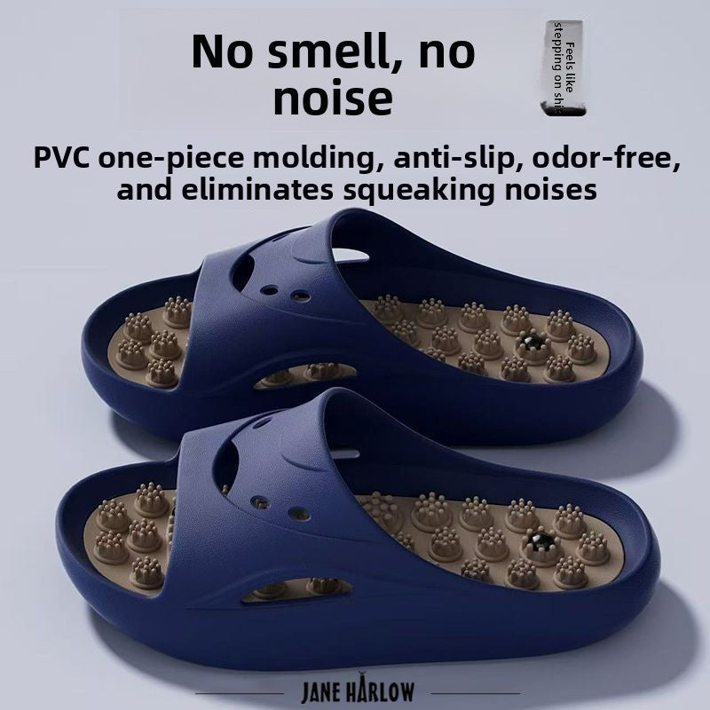 Women's Magnet Massage Anti-Slip Hollow PVC Slippers teemdrop
