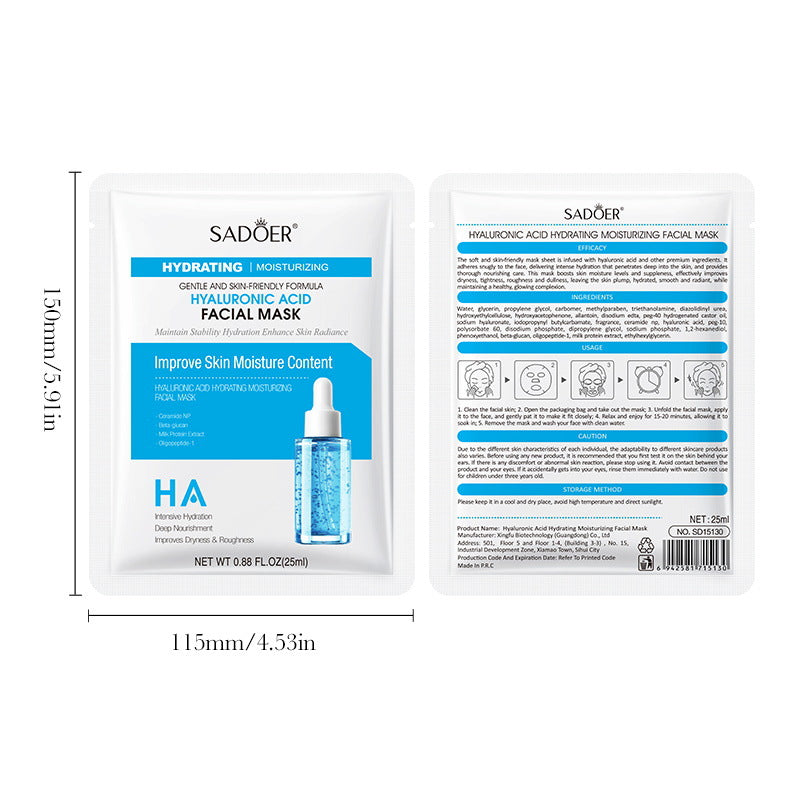 Hydroxyethylcellulose Anti-Wrinkle Facial Mask teemdrop