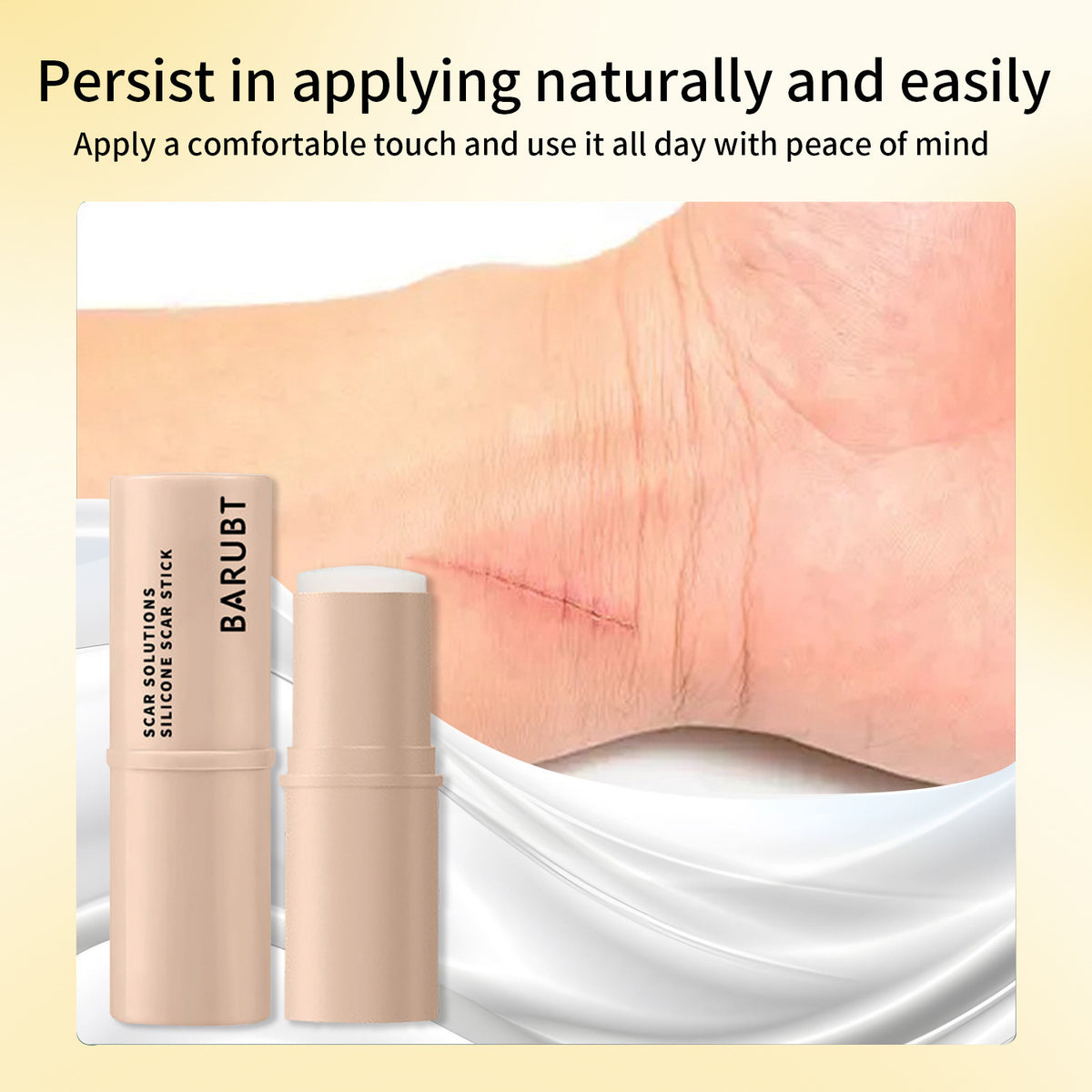 Gentle Silicone Scar Removal Stick for Facial Skin Repair and Smoothing teemdrop