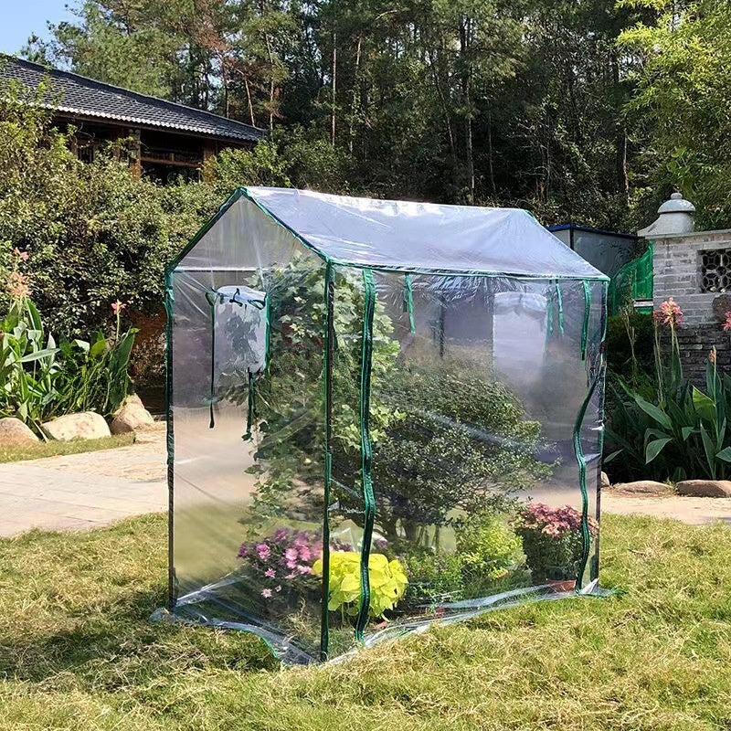 Transparent Plant Greenhouse Cover with Shelf