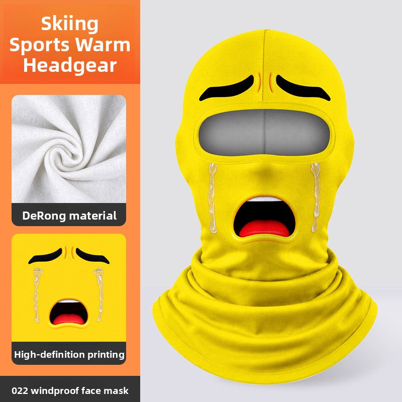 3D Digital Printed Milk Silk Balaclava Ski Motorcycle Face Mask teemdrop