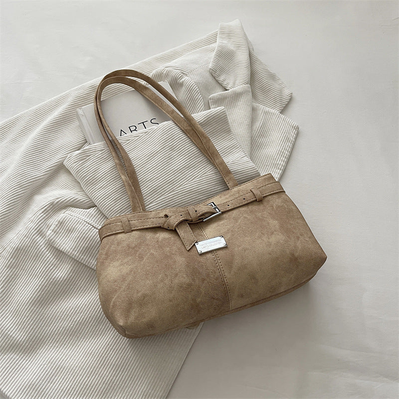 Retro Minimalist Women Shoulder Handbag
