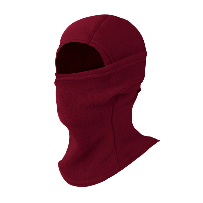 Thick-fabric insulated and windproof ski headgear for men