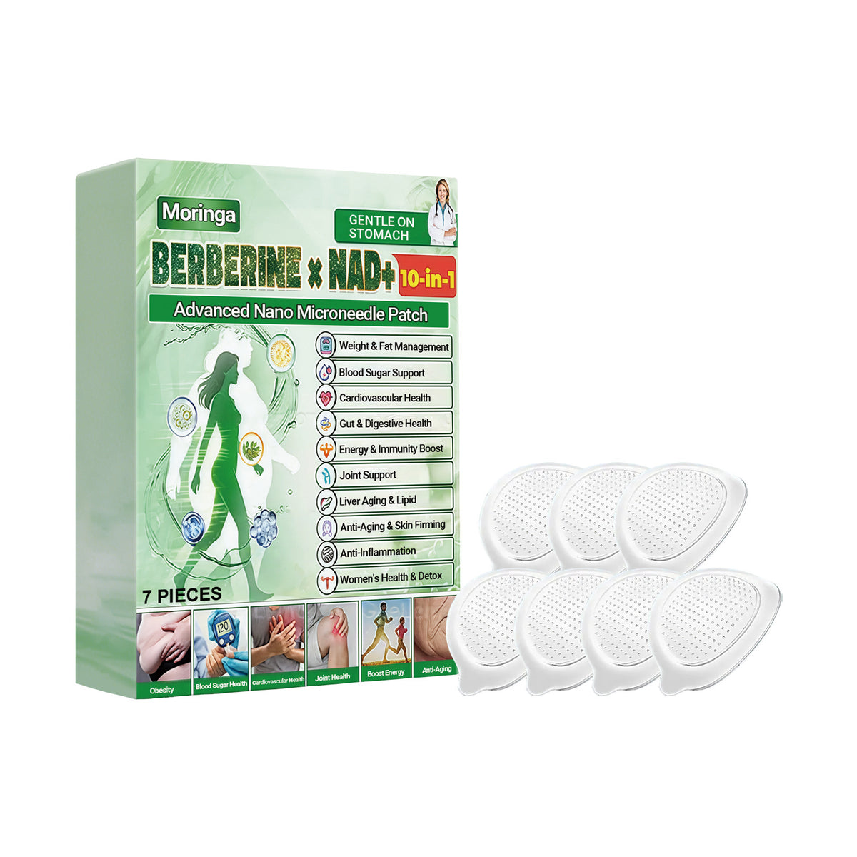 Moringa Body Care Patch Lightweight Breathable Skin Moisturizing