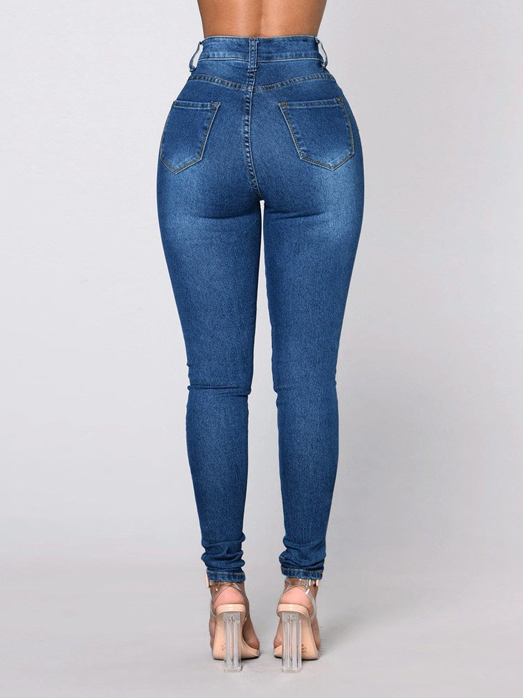 Hip-lift jeans