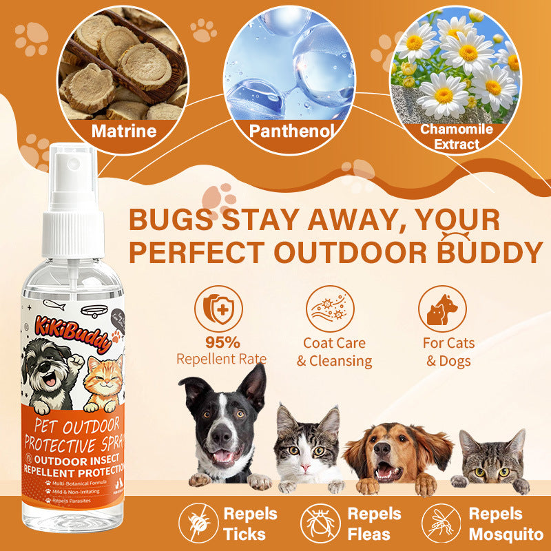 Pet Outdoor Insect Repellent and Fur Care Spray 120ml