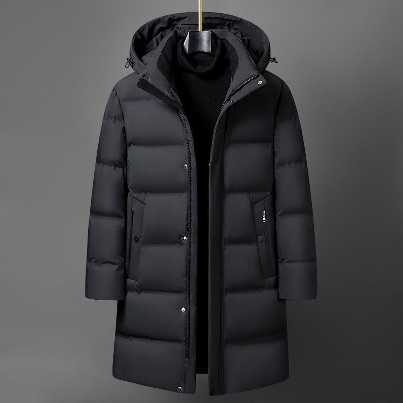 Men's Anti-Velvet Lined Hat Craft Down Jacket teemdrop