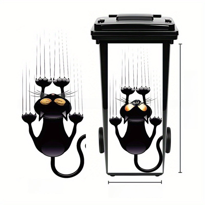 Self-Adhesive Waterproof Vinyl Trash Can Sticker teemdrop