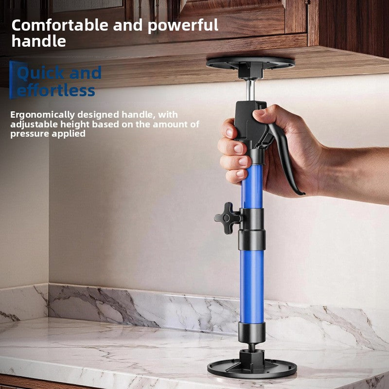 Operate the woodworking jack tool teemdrop