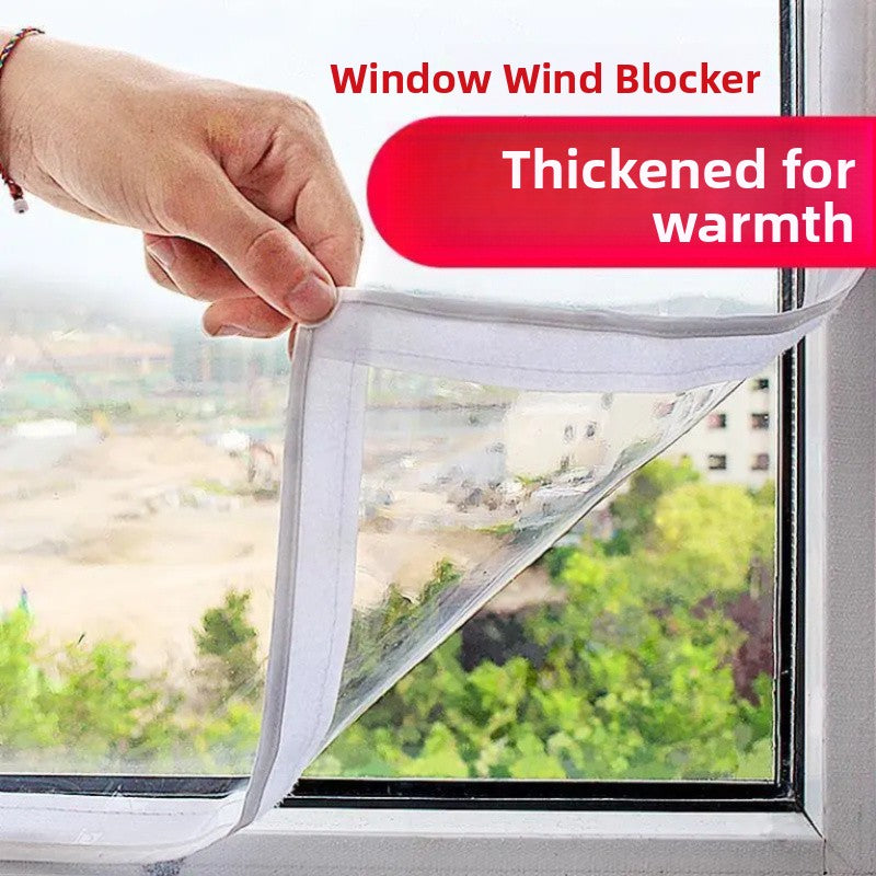 Self-adhesive transparent EVA window insulation film