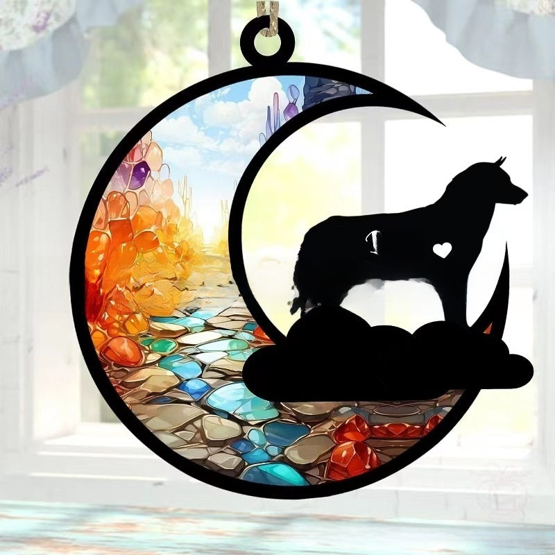 Dog Cat Window Hanging Ornament Personalized Gift