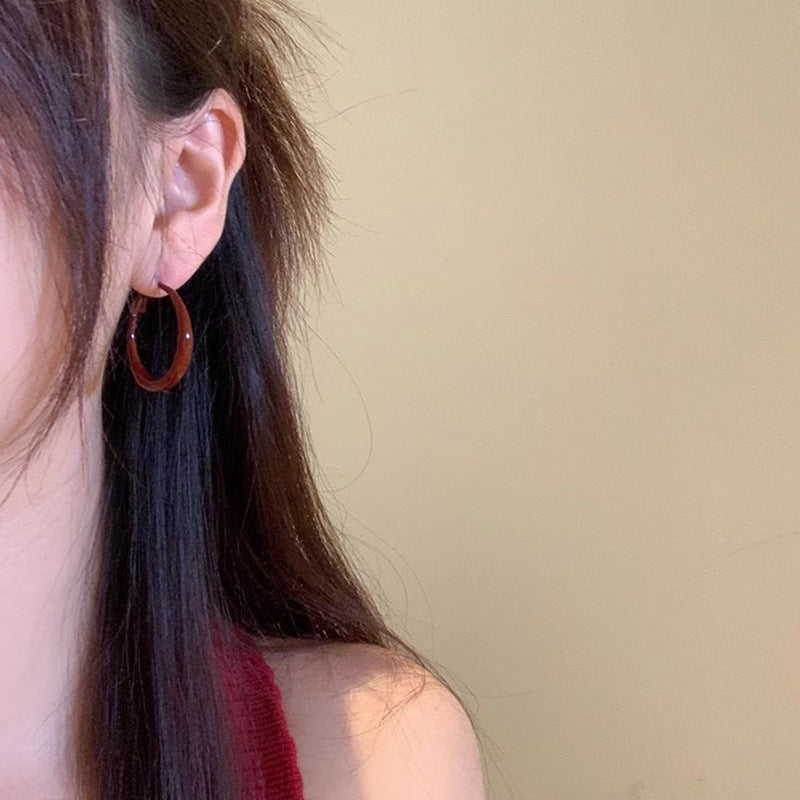 Korean Style Geometric Alloy Earrings
