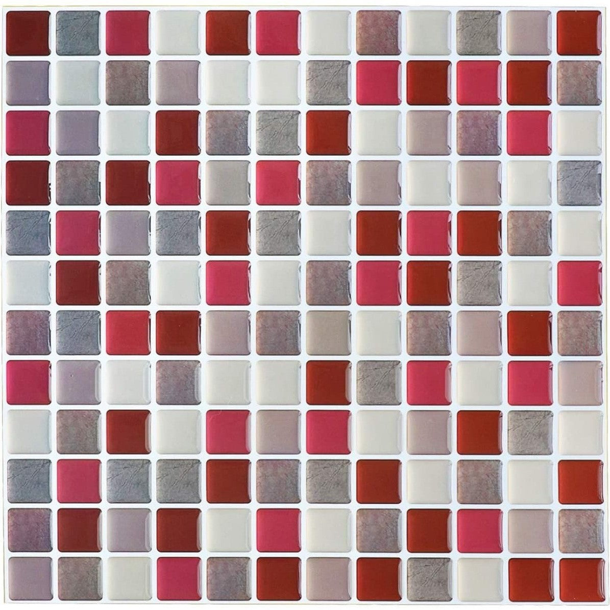 3D Self-Adhesive PET Mosaic Tile Wall Sticker for Home Decoration teemdrop